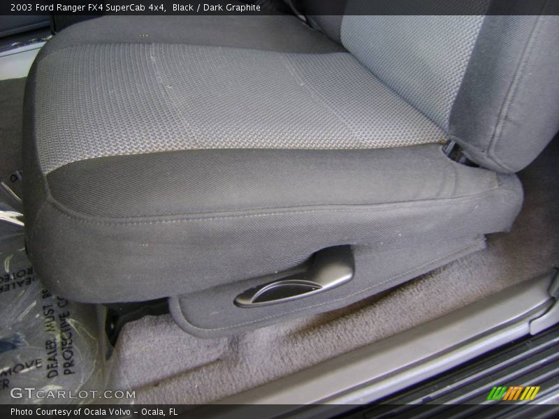 Black / Dark Graphite 2003 Ford Ranger FX4 SuperCab 4x4