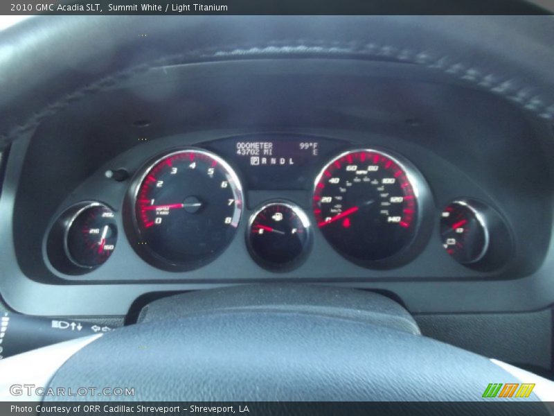 Summit White / Light Titanium 2010 GMC Acadia SLT