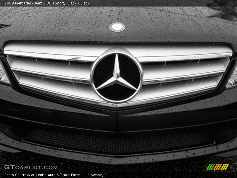 Black / Black 2009 Mercedes-Benz C 300 Sport