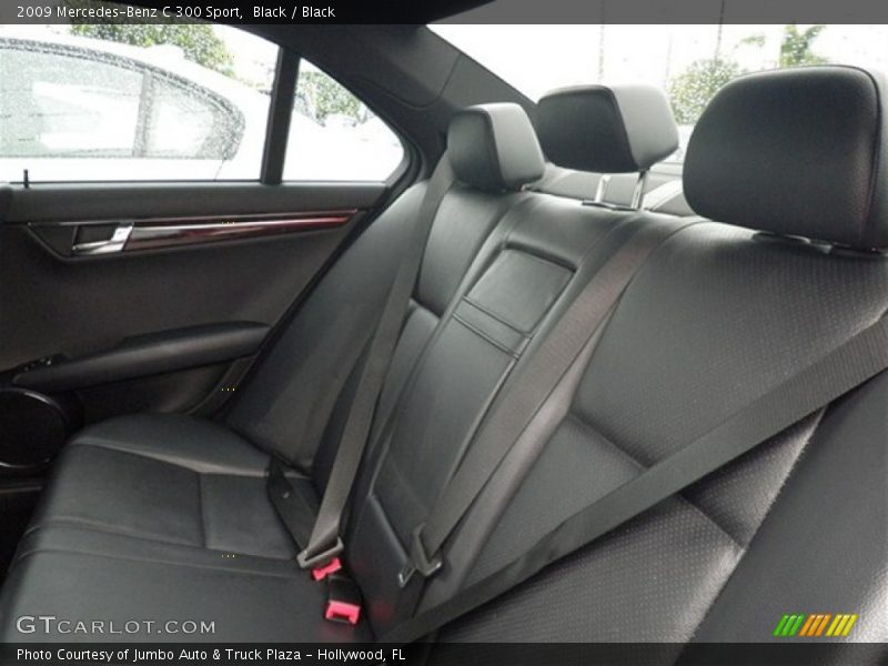 Black / Black 2009 Mercedes-Benz C 300 Sport