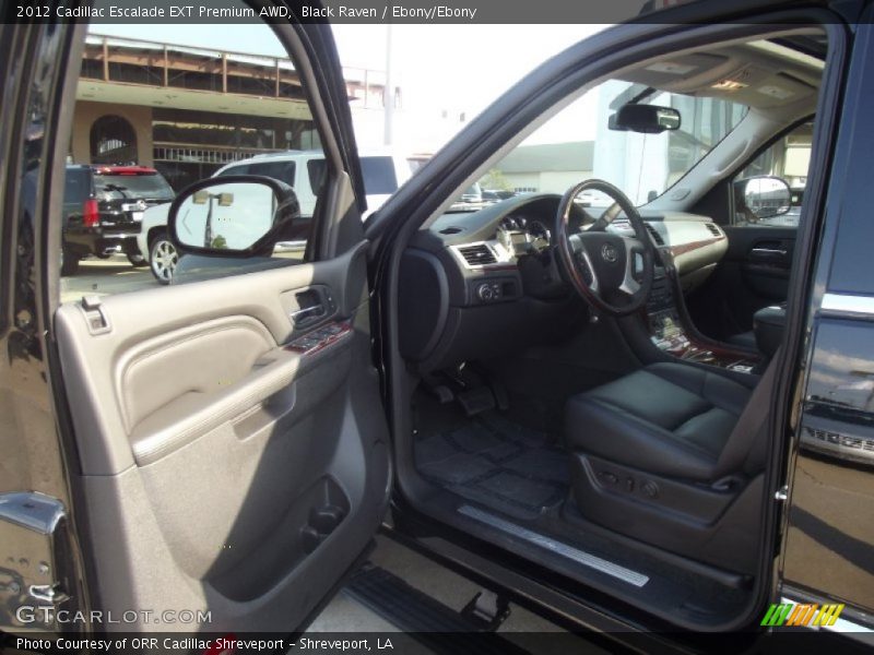 Black Raven / Ebony/Ebony 2012 Cadillac Escalade EXT Premium AWD