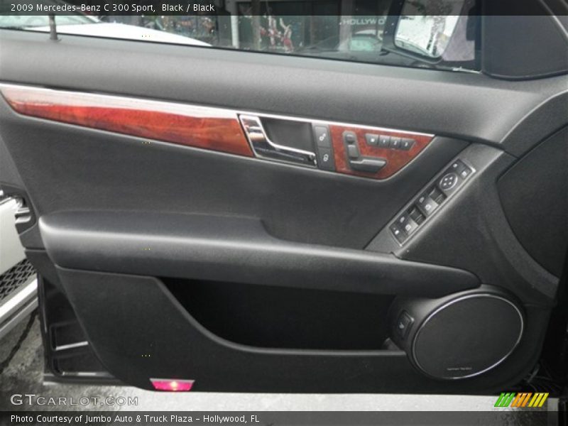 Black / Black 2009 Mercedes-Benz C 300 Sport