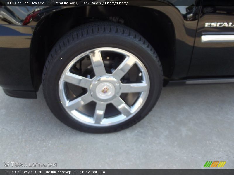 Black Raven / Ebony/Ebony 2012 Cadillac Escalade EXT Premium AWD