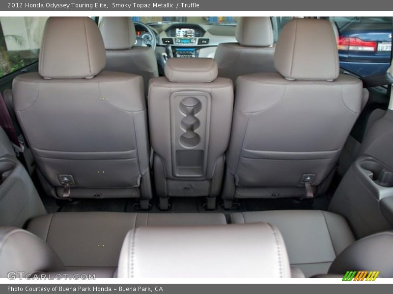 Smoky Topaz Metallic / Truffle 2012 Honda Odyssey Touring Elite