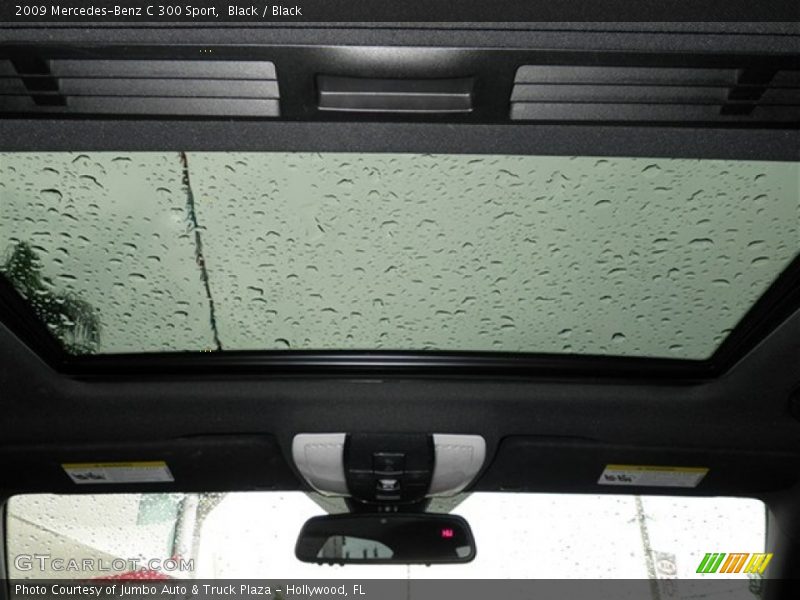 Black / Black 2009 Mercedes-Benz C 300 Sport