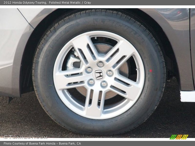 Polished Metal Metallic / Gray 2012 Honda Odyssey Touring