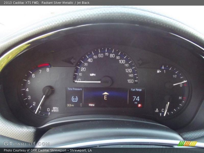 Radiant Silver Metallic / Jet Black 2013 Cadillac XTS FWD