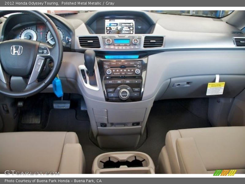 Polished Metal Metallic / Gray 2012 Honda Odyssey Touring