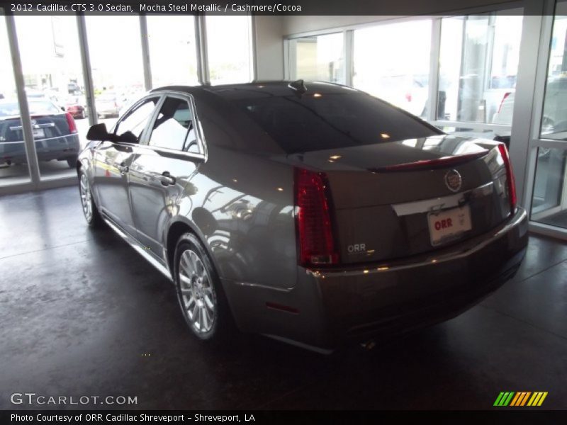 Mocha Steel Metallic / Cashmere/Cocoa 2012 Cadillac CTS 3.0 Sedan