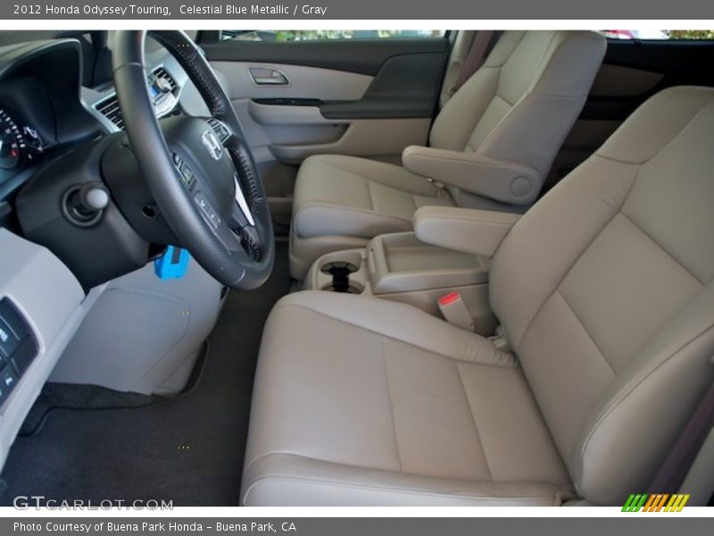 Celestial Blue Metallic / Gray 2012 Honda Odyssey Touring