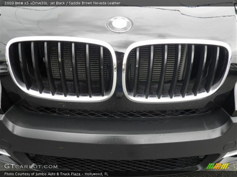 Jet Black / Saddle Brown Nevada Leather 2009 BMW X5 xDrive30i
