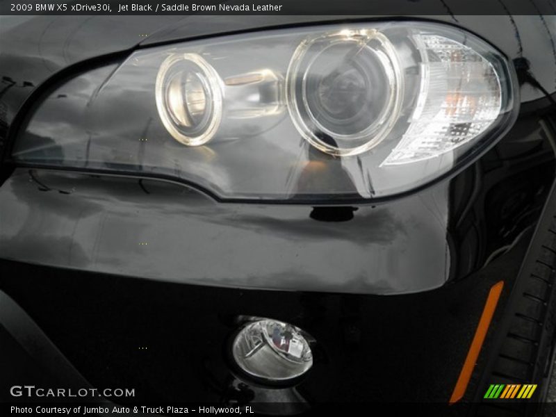 Jet Black / Saddle Brown Nevada Leather 2009 BMW X5 xDrive30i