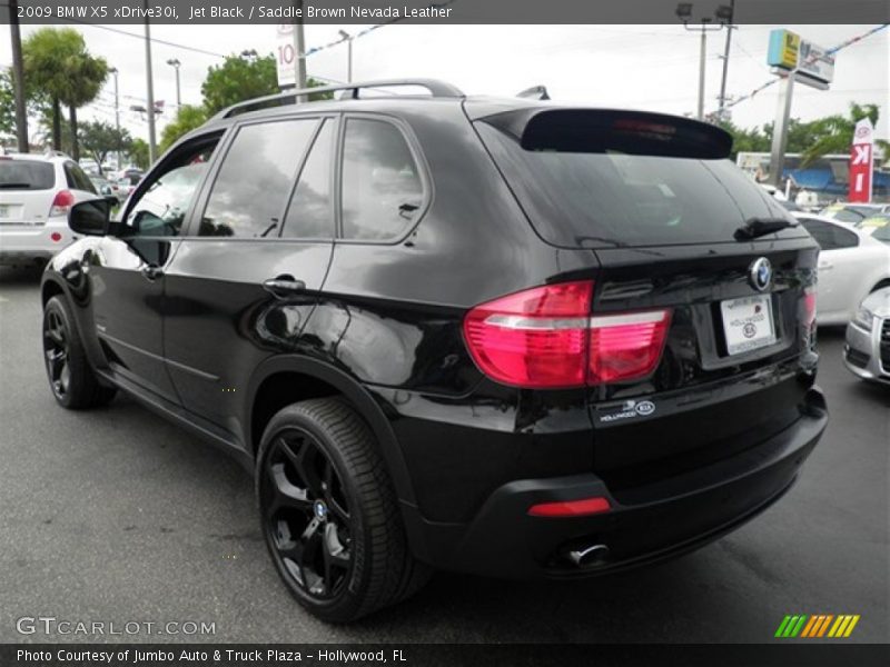 Jet Black / Saddle Brown Nevada Leather 2009 BMW X5 xDrive30i