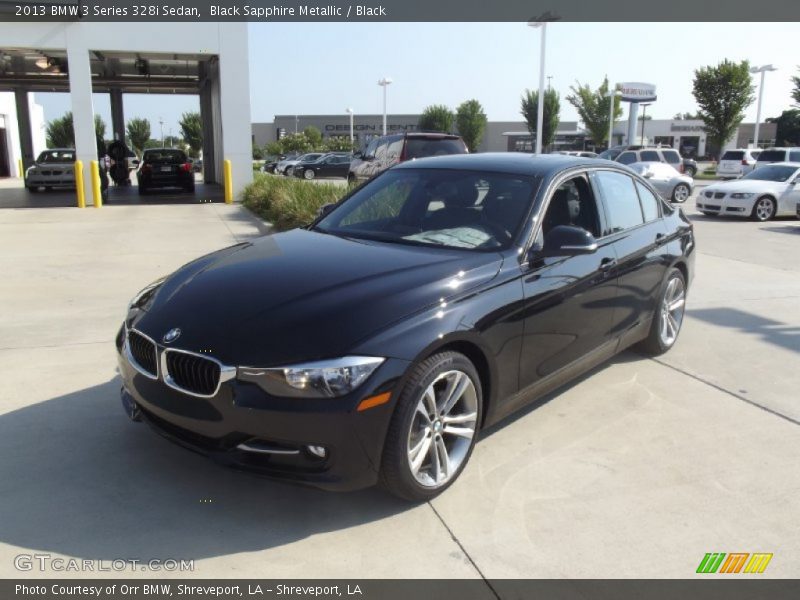 Black Sapphire Metallic / Black 2013 BMW 3 Series 328i Sedan