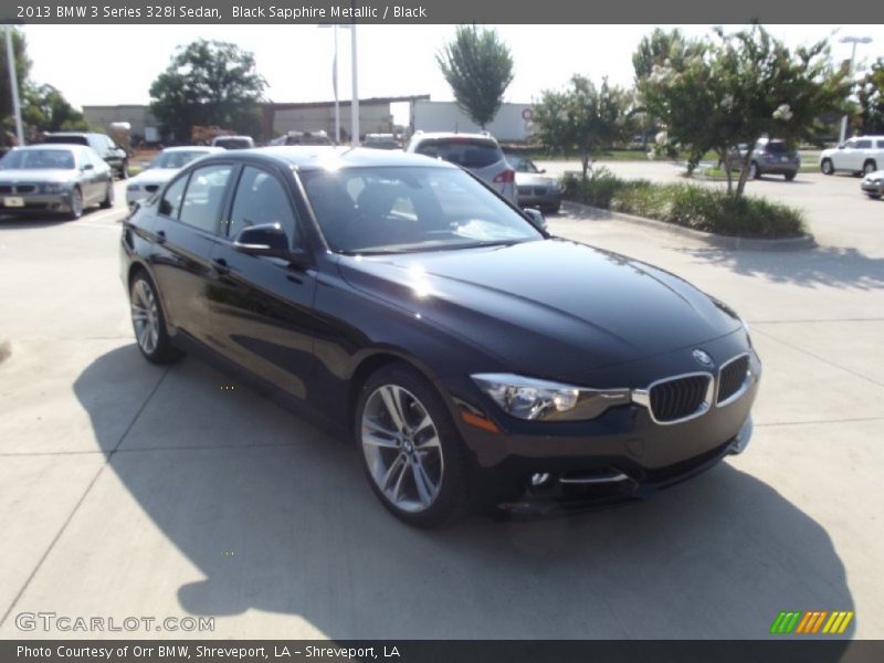Black Sapphire Metallic / Black 2013 BMW 3 Series 328i Sedan