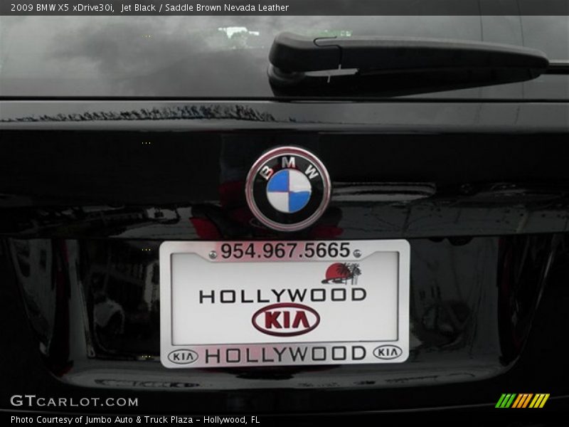 Jet Black / Saddle Brown Nevada Leather 2009 BMW X5 xDrive30i