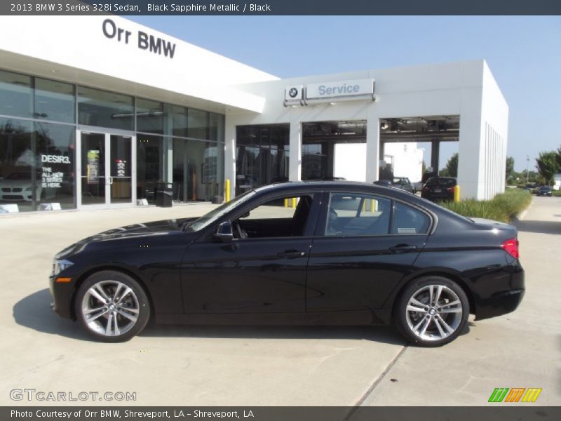 Black Sapphire Metallic / Black 2013 BMW 3 Series 328i Sedan