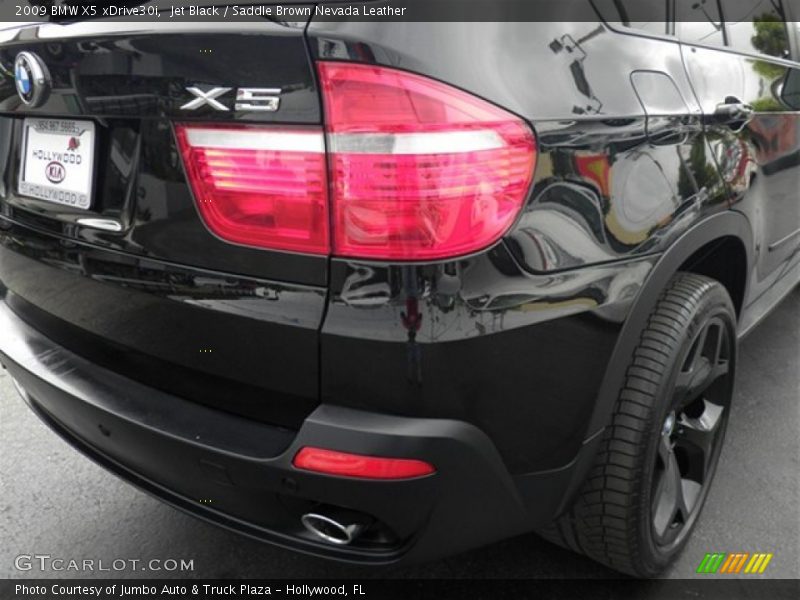 Jet Black / Saddle Brown Nevada Leather 2009 BMW X5 xDrive30i
