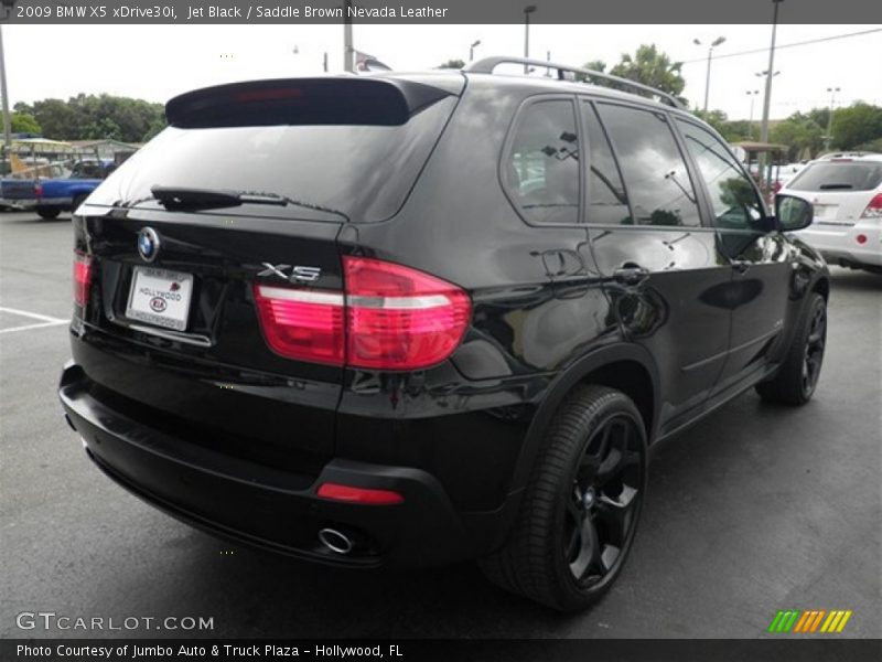 Jet Black / Saddle Brown Nevada Leather 2009 BMW X5 xDrive30i