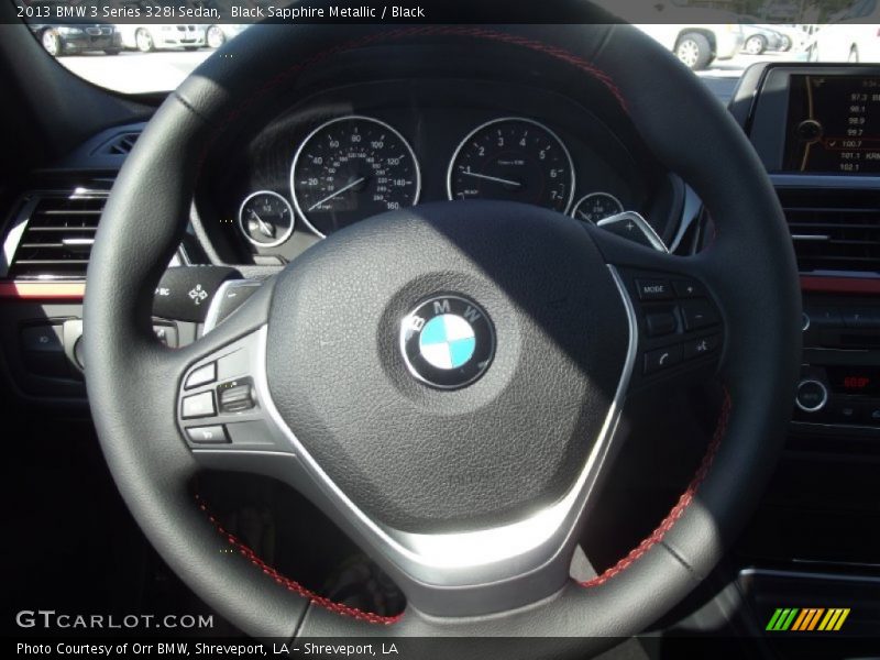 Black Sapphire Metallic / Black 2013 BMW 3 Series 328i Sedan