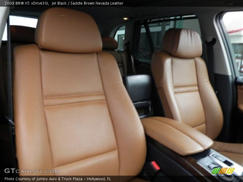 Jet Black / Saddle Brown Nevada Leather 2009 BMW X5 xDrive30i