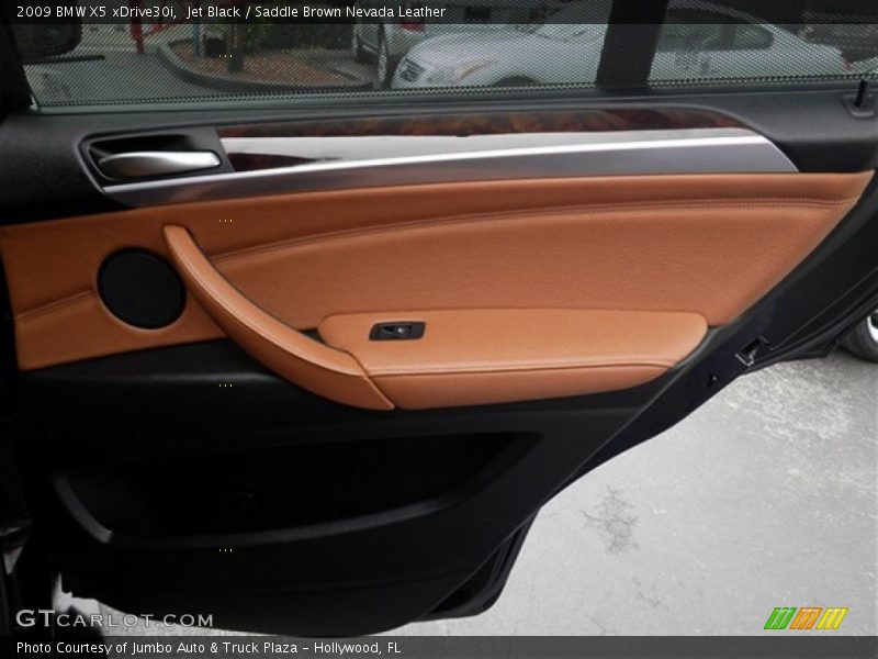 Jet Black / Saddle Brown Nevada Leather 2009 BMW X5 xDrive30i