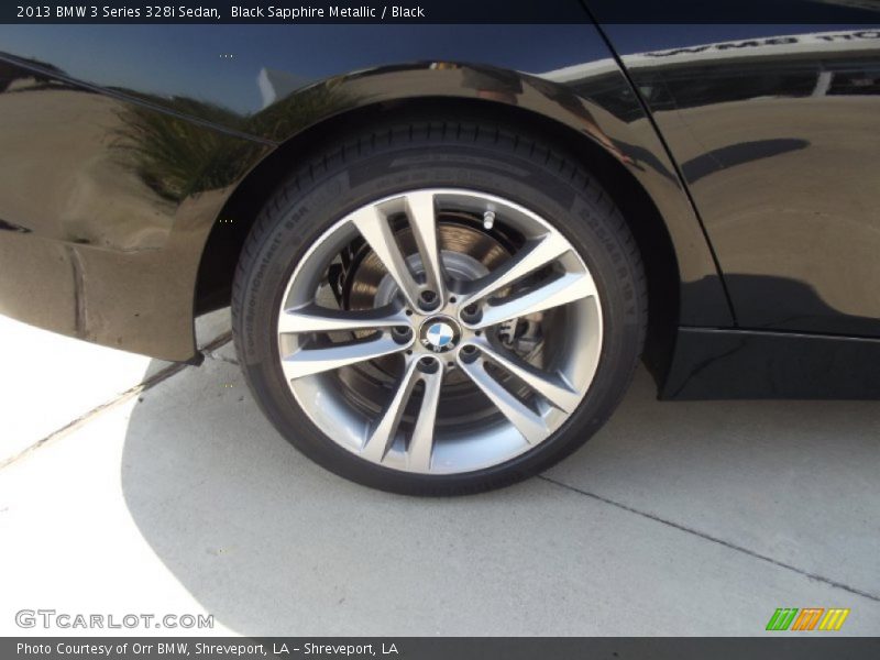 Black Sapphire Metallic / Black 2013 BMW 3 Series 328i Sedan