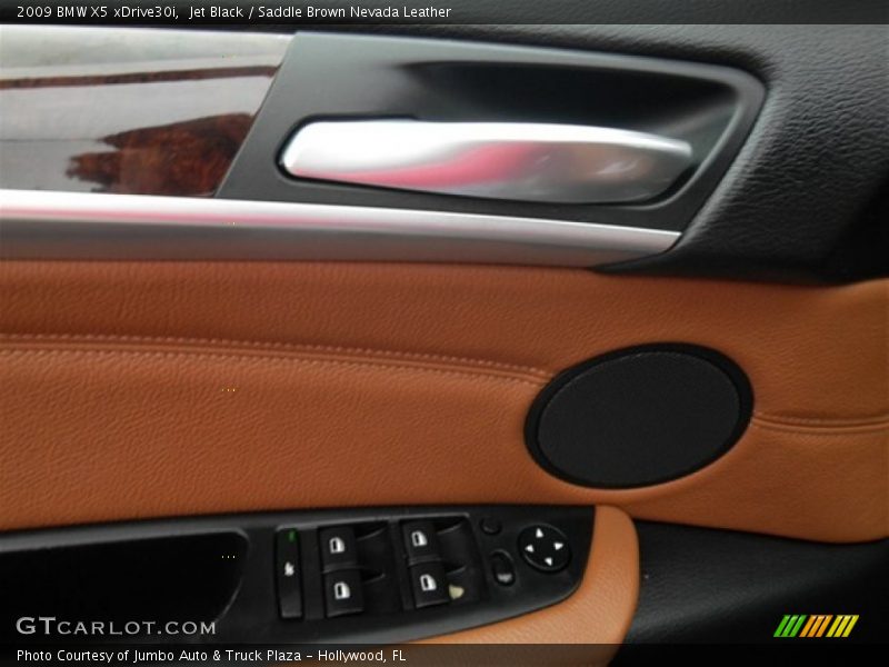 Jet Black / Saddle Brown Nevada Leather 2009 BMW X5 xDrive30i