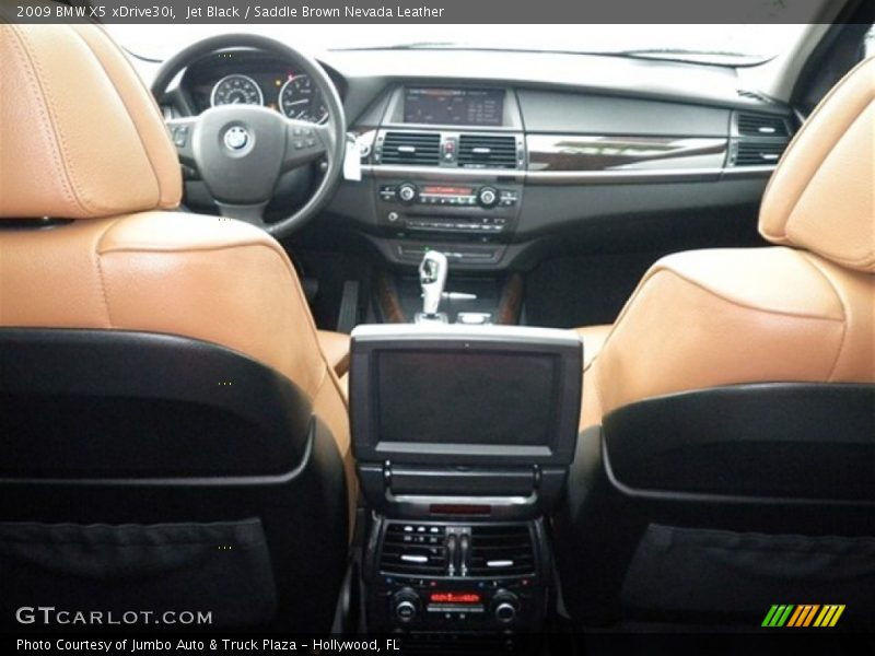Jet Black / Saddle Brown Nevada Leather 2009 BMW X5 xDrive30i