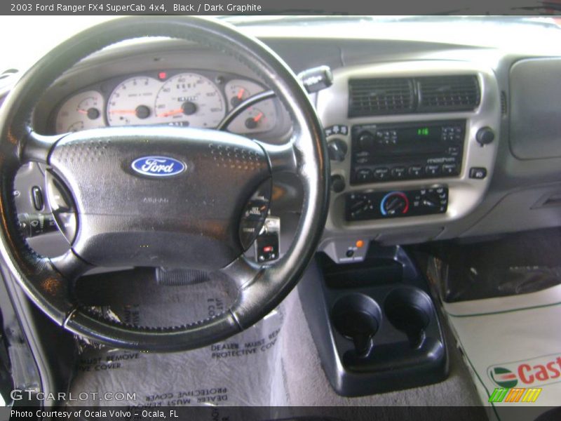 Black / Dark Graphite 2003 Ford Ranger FX4 SuperCab 4x4