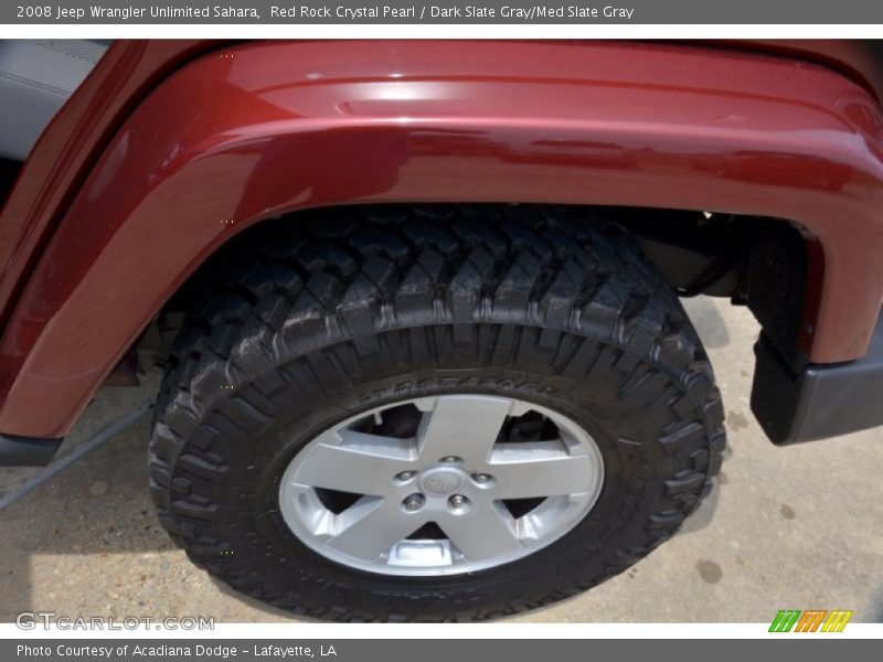 Red Rock Crystal Pearl / Dark Slate Gray/Med Slate Gray 2008 Jeep Wrangler Unlimited Sahara