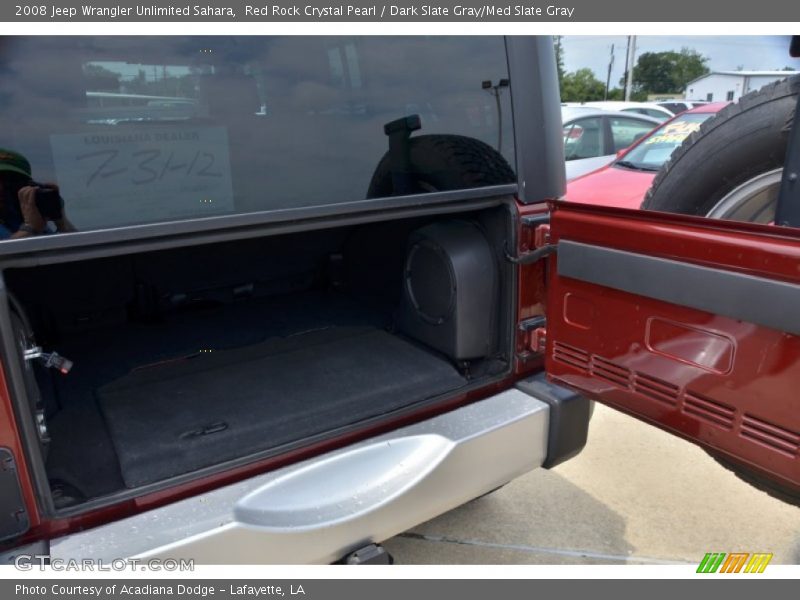 Red Rock Crystal Pearl / Dark Slate Gray/Med Slate Gray 2008 Jeep Wrangler Unlimited Sahara