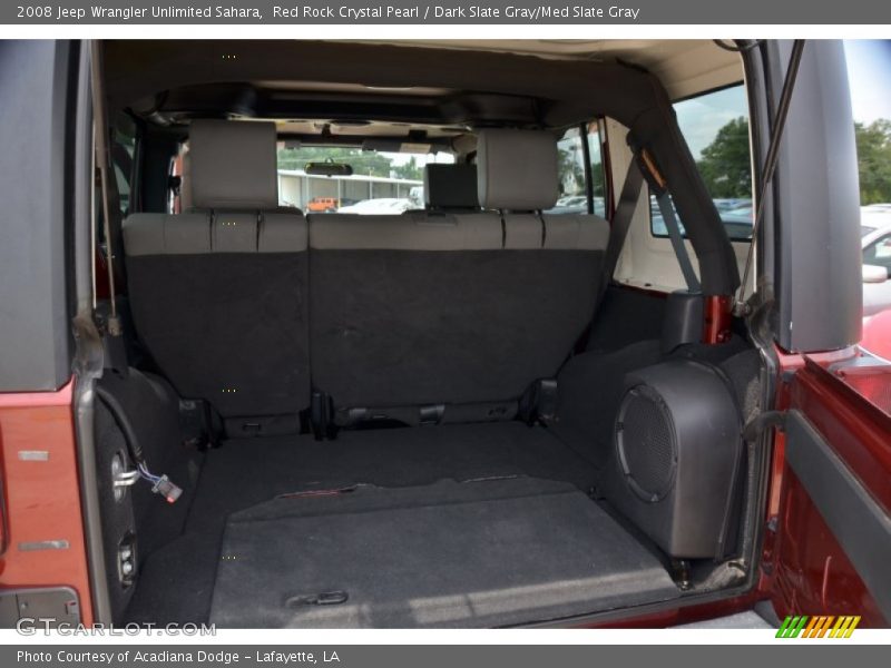 Red Rock Crystal Pearl / Dark Slate Gray/Med Slate Gray 2008 Jeep Wrangler Unlimited Sahara