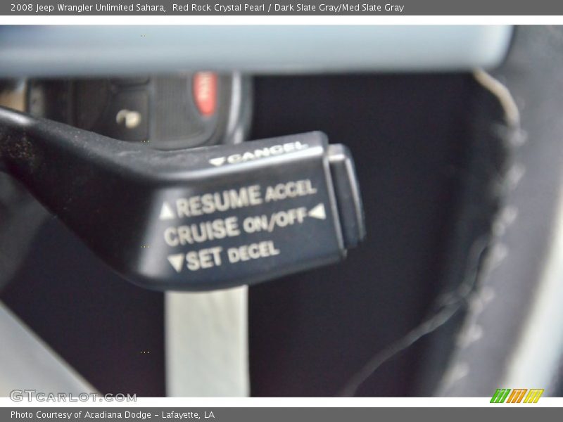 Red Rock Crystal Pearl / Dark Slate Gray/Med Slate Gray 2008 Jeep Wrangler Unlimited Sahara