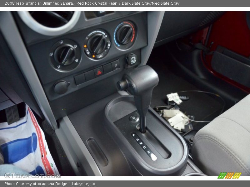 Red Rock Crystal Pearl / Dark Slate Gray/Med Slate Gray 2008 Jeep Wrangler Unlimited Sahara