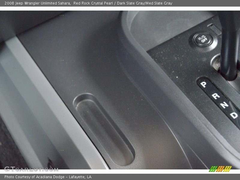 Red Rock Crystal Pearl / Dark Slate Gray/Med Slate Gray 2008 Jeep Wrangler Unlimited Sahara