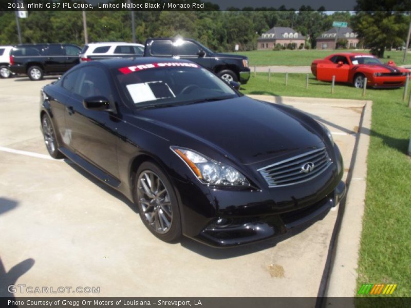 Front 3/4 View of 2011 G 37 IPL Coupe