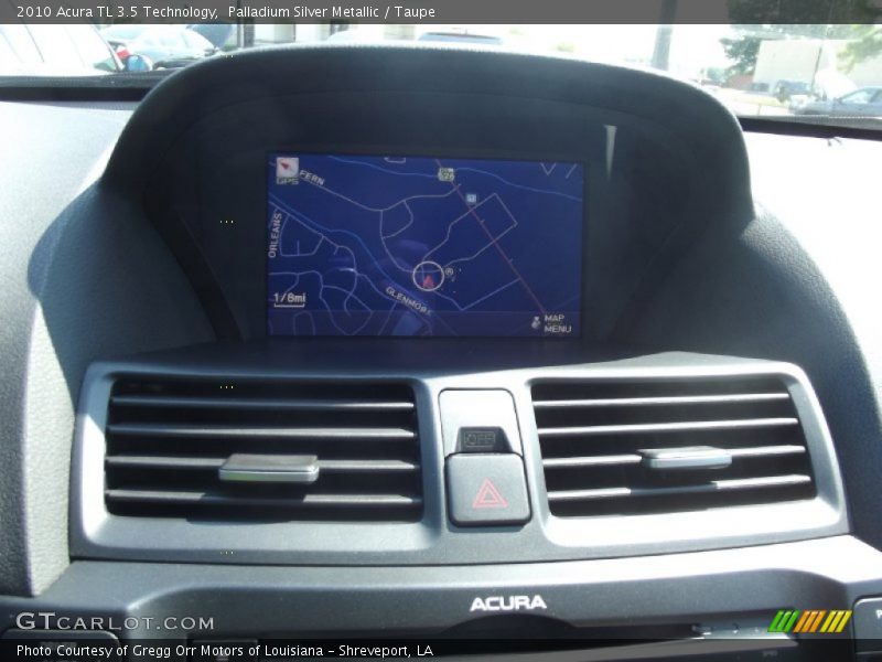 Palladium Silver Metallic / Taupe 2010 Acura TL 3.5 Technology