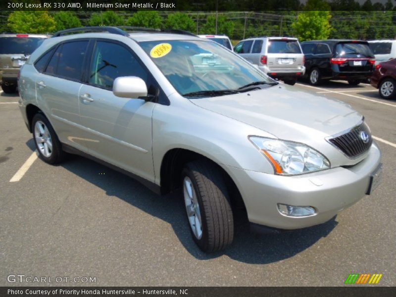 Millenium Silver Metallic / Black 2006 Lexus RX 330 AWD