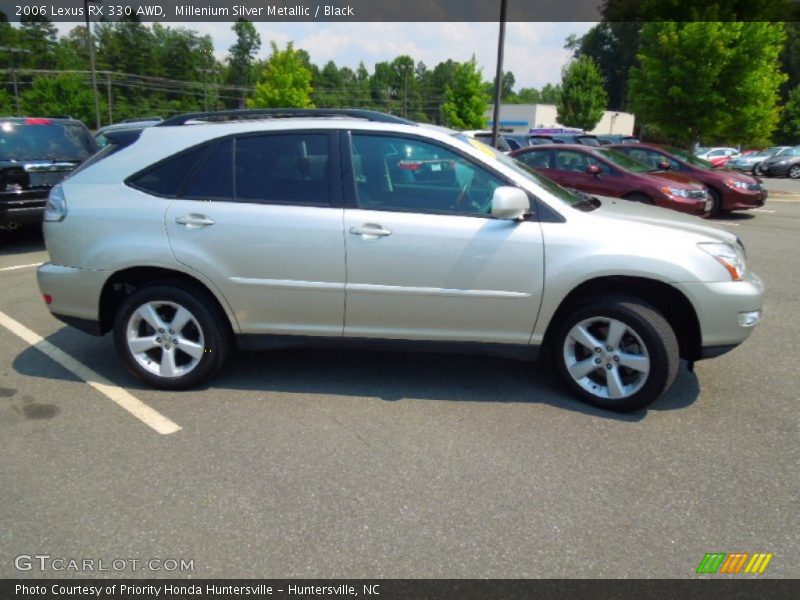 Millenium Silver Metallic / Black 2006 Lexus RX 330 AWD