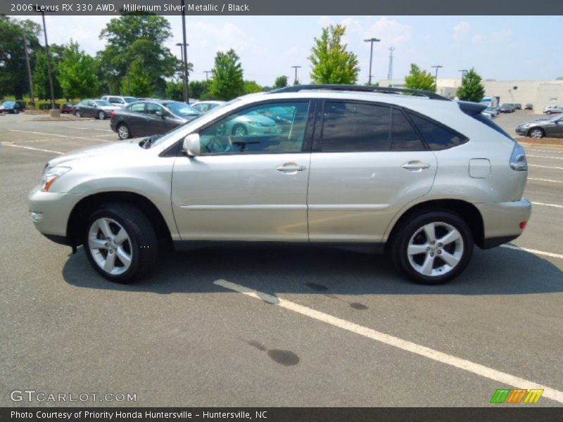 Millenium Silver Metallic / Black 2006 Lexus RX 330 AWD