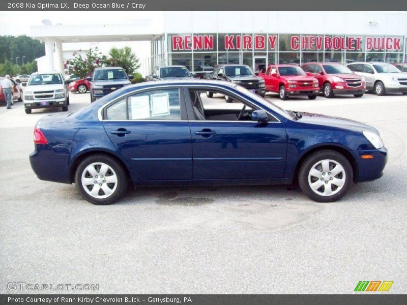 Deep Ocean Blue / Gray 2008 Kia Optima LX
