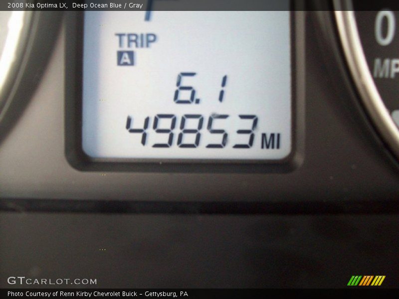 Deep Ocean Blue / Gray 2008 Kia Optima LX