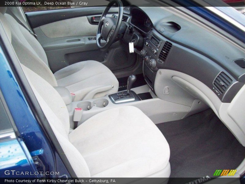 Deep Ocean Blue / Gray 2008 Kia Optima LX