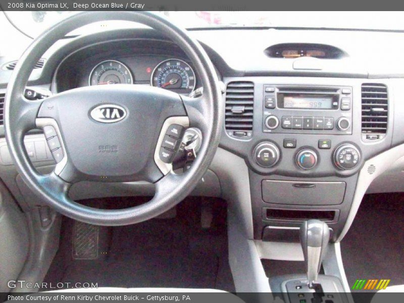 Deep Ocean Blue / Gray 2008 Kia Optima LX