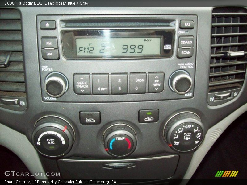 Deep Ocean Blue / Gray 2008 Kia Optima LX