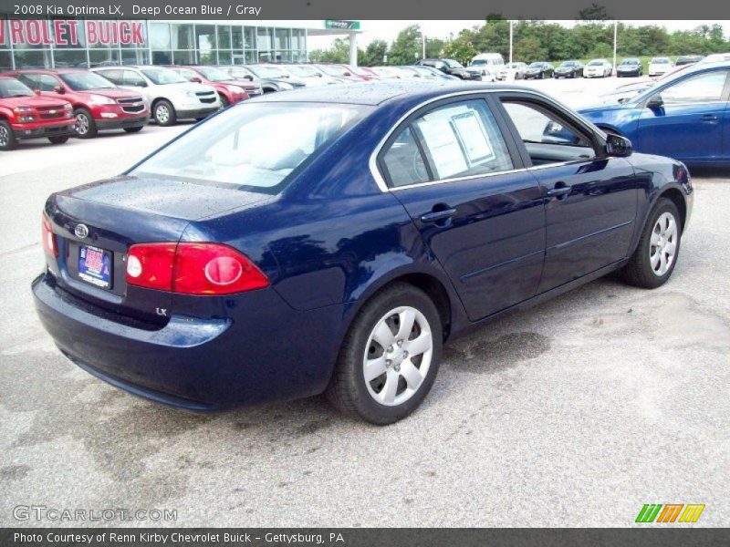 Deep Ocean Blue / Gray 2008 Kia Optima LX