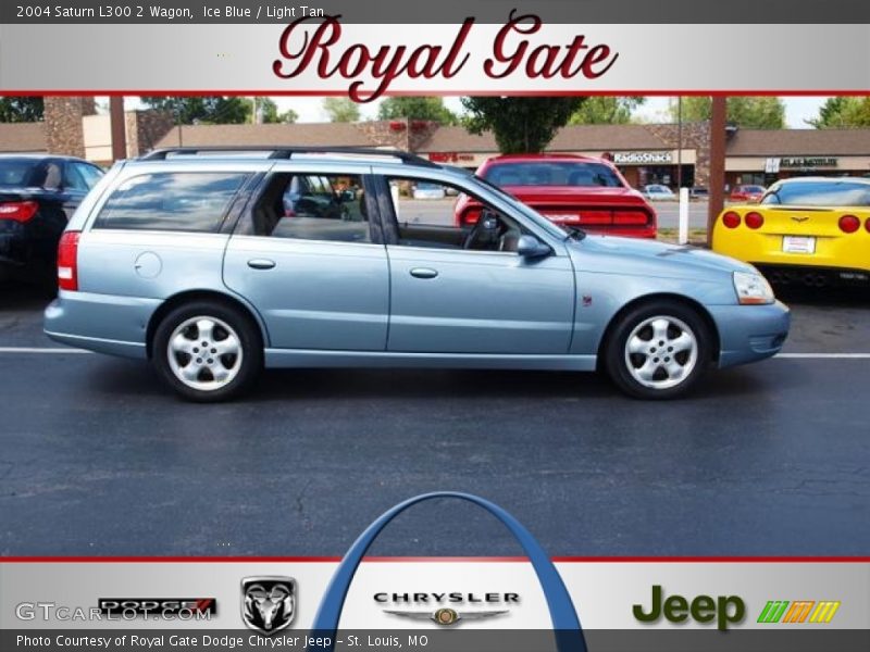 Ice Blue / Light Tan 2004 Saturn L300 2 Wagon