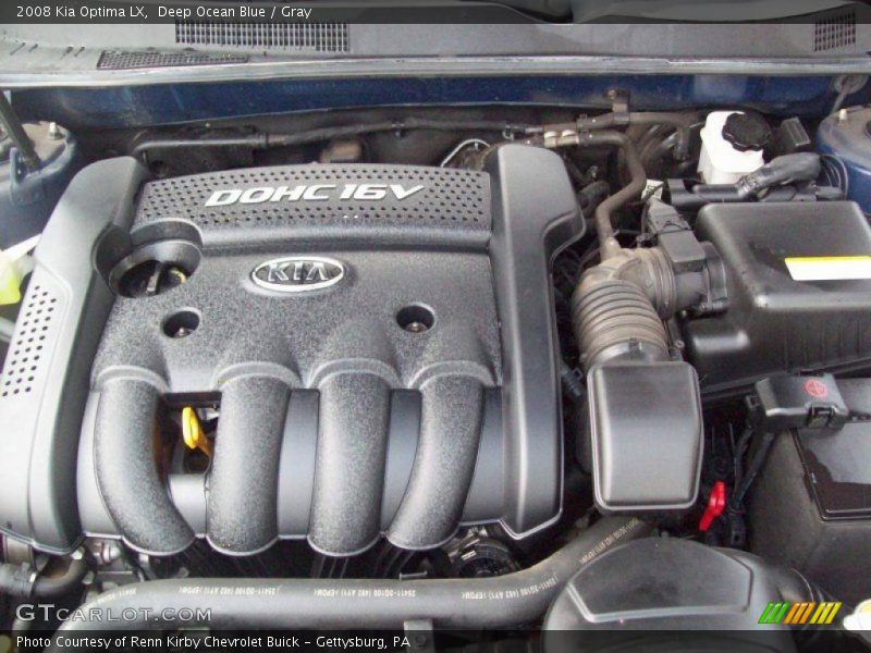 Deep Ocean Blue / Gray 2008 Kia Optima LX