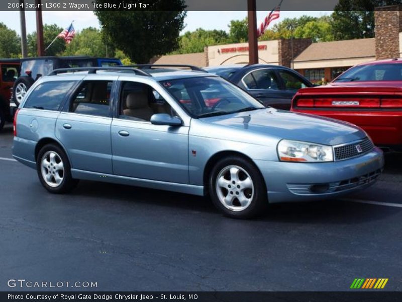 Ice Blue / Light Tan 2004 Saturn L300 2 Wagon